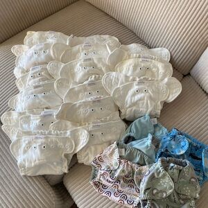 Esembly cloth diapering lot